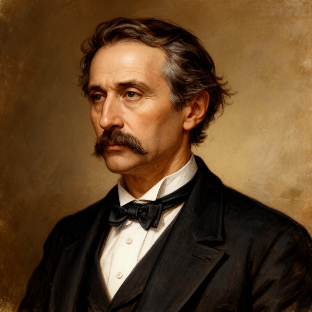 AI-generated illustration of Claude Bernard