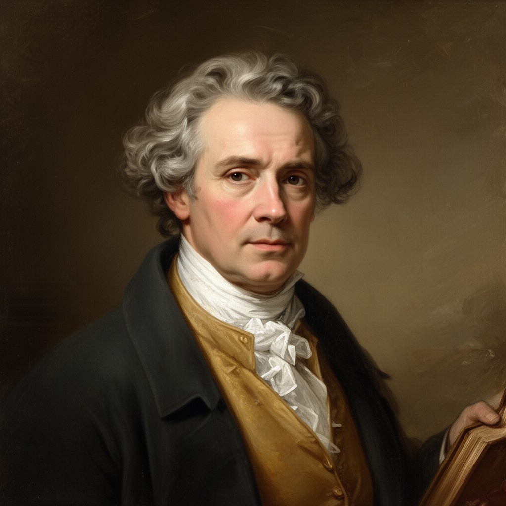 AI-generated illustration of Johann Wolfgang von Goethe