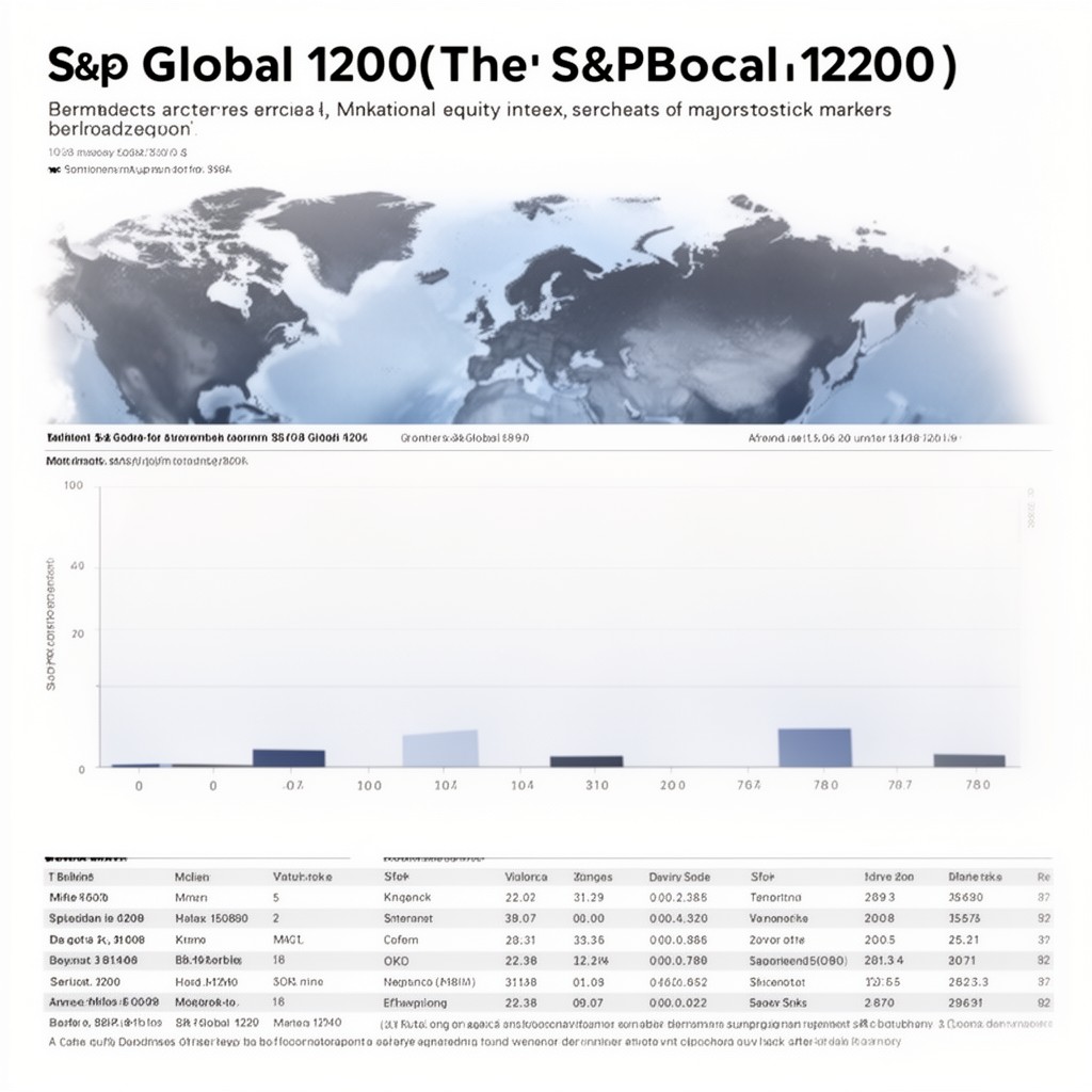 AI-generated illustration of S&P Global 1200