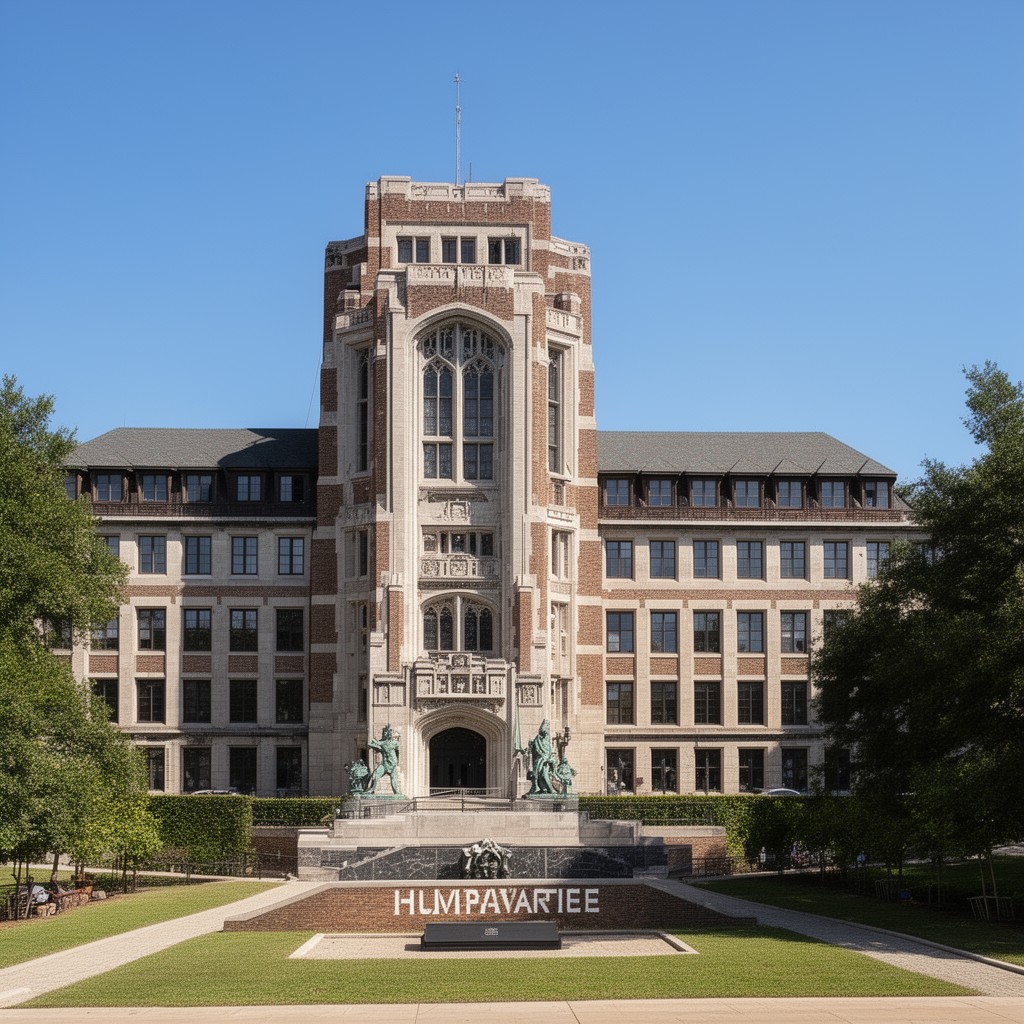 AI-generated illustration of Dedman College of Humanities and Sciences