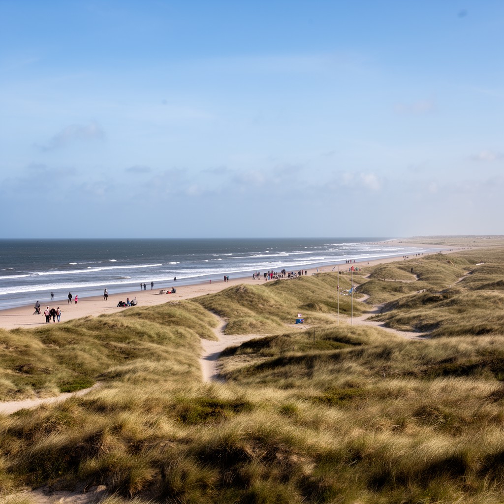 AI-generated illustration of East Frisian Islands