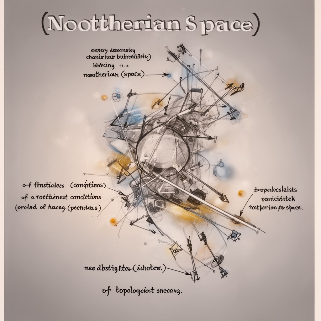 AI-generated illustration of Noetherian space