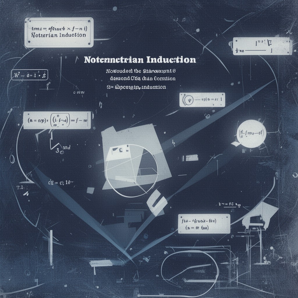 AI-generated illustration of Noetherian induction