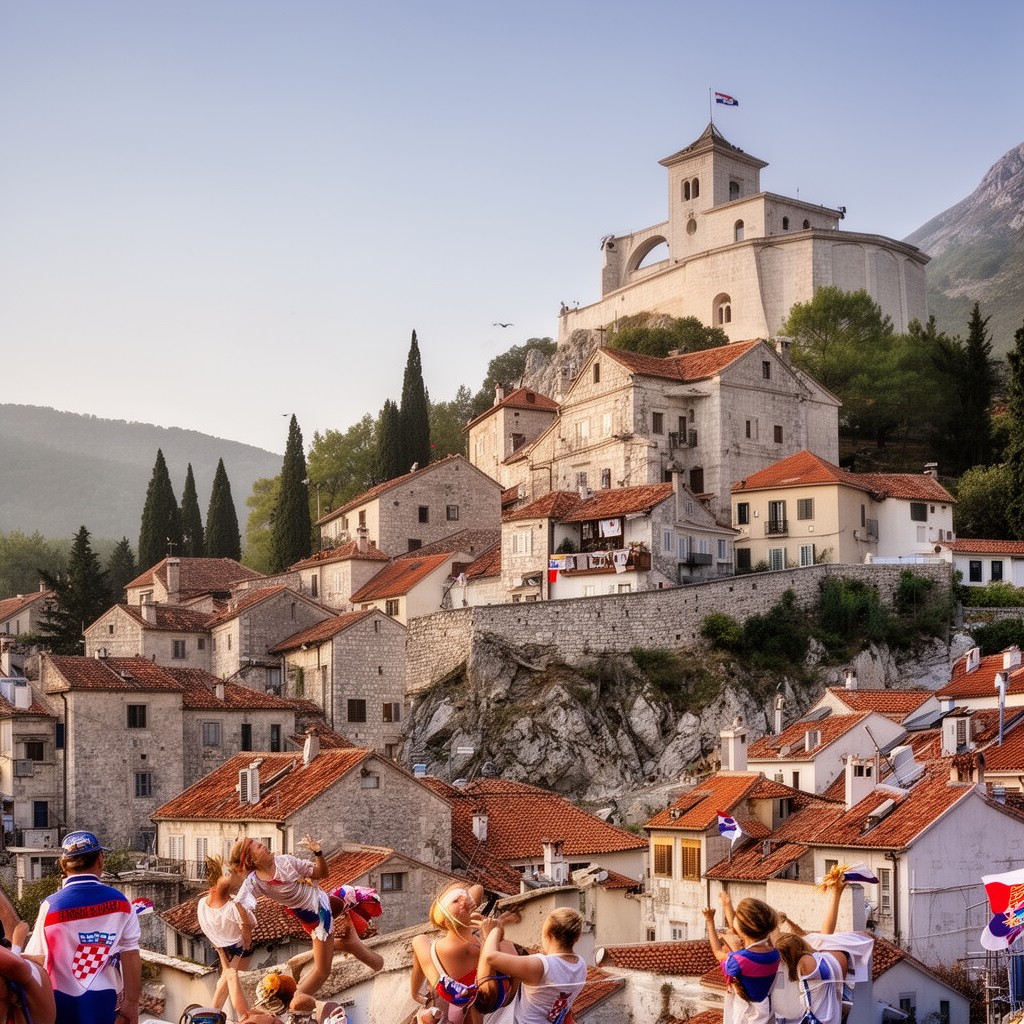AI-generated illustration of Croats