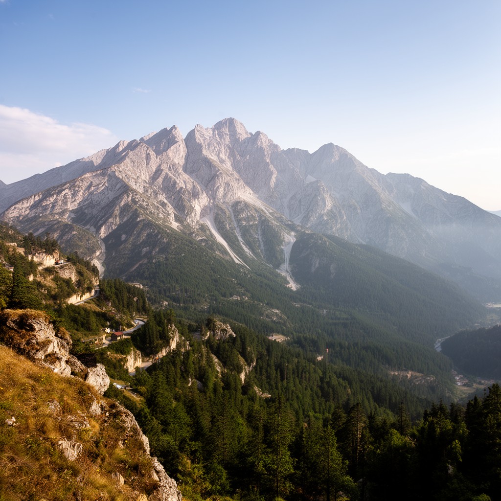 AI-generated illustration of Dinaric Alps