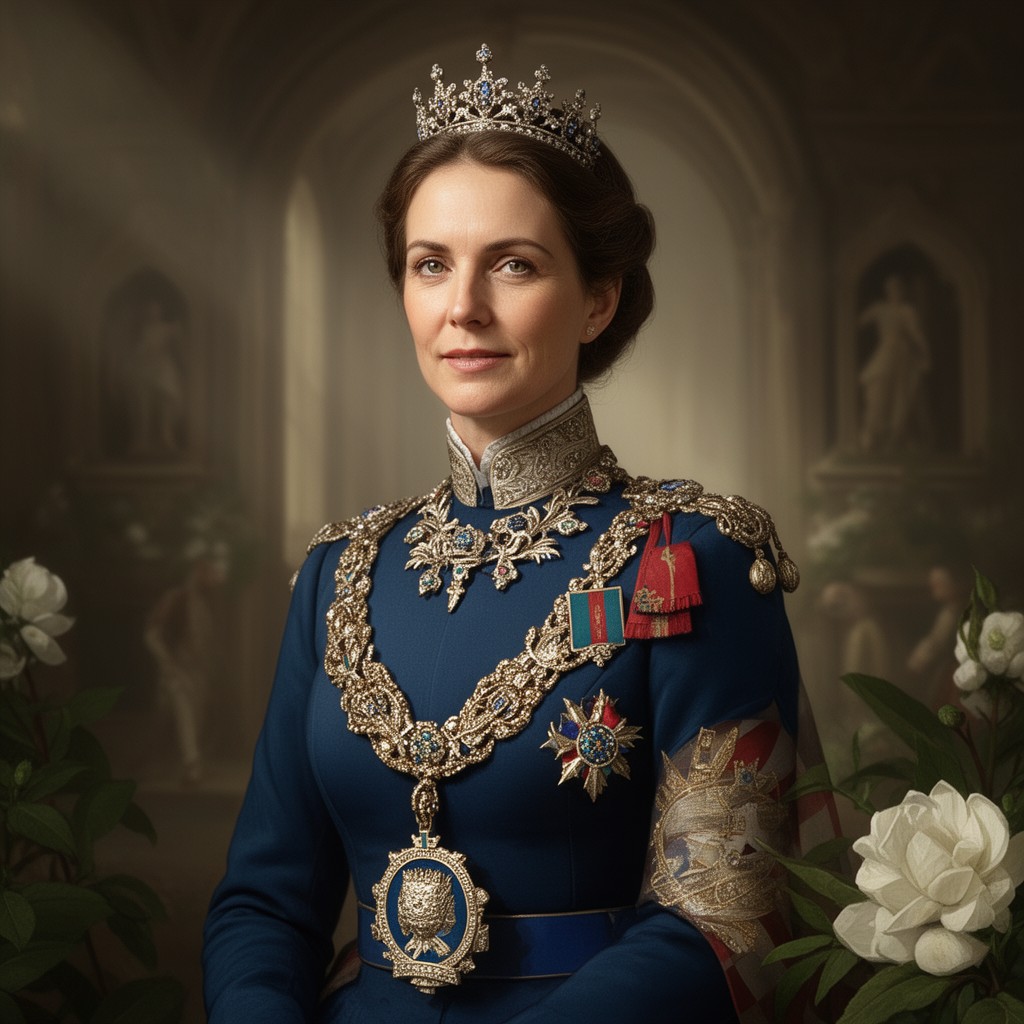 AI-generated illustration of Lady of the Thistle