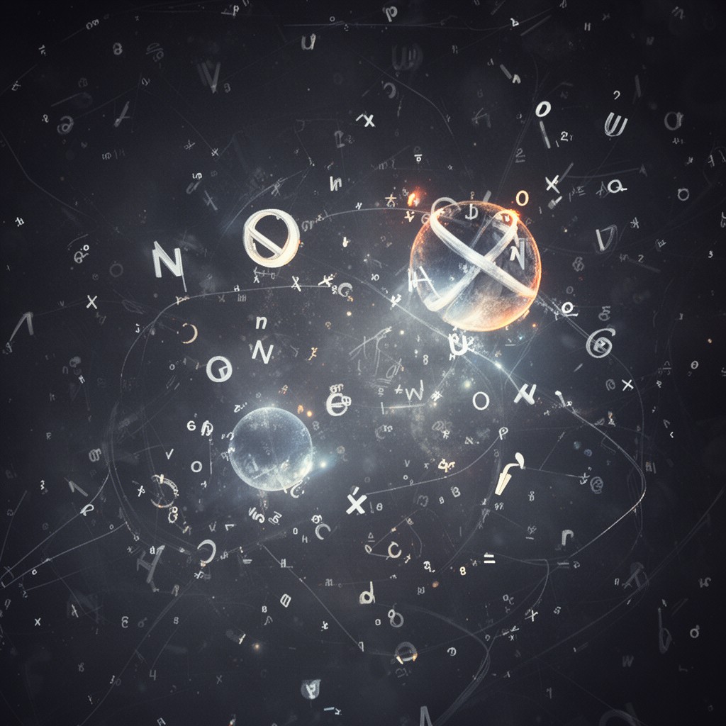 AI-generated illustration of Surreal numbers