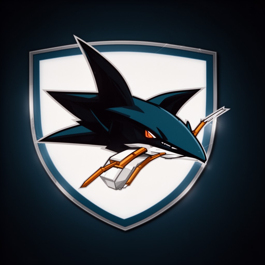 AI-generated illustration of San Jose Sharks