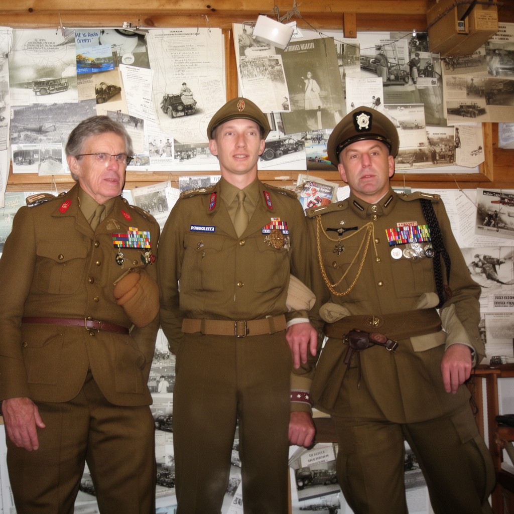 AI-generated illustration of General Officer Commanding 1st Airborne Division