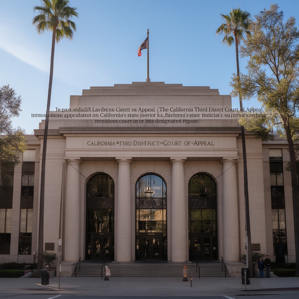 AI-generated illustration of California Third District Court of Appeal