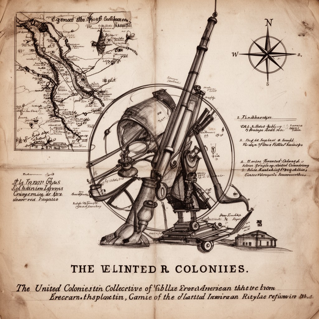 AI-generated illustration of United Colonies