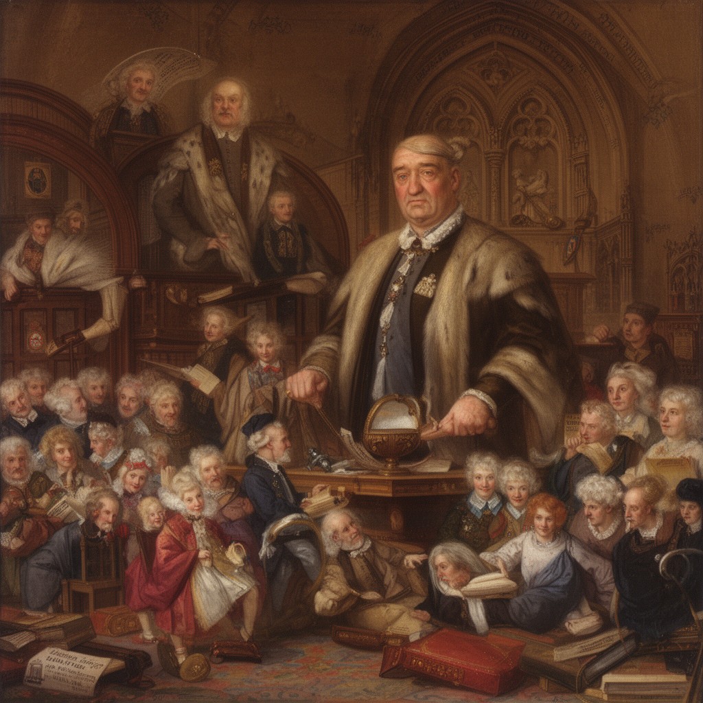 AI-generated illustration of Lord Chancellor of England