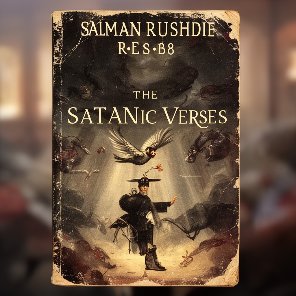 AI-generated illustration of The Satanic Verses