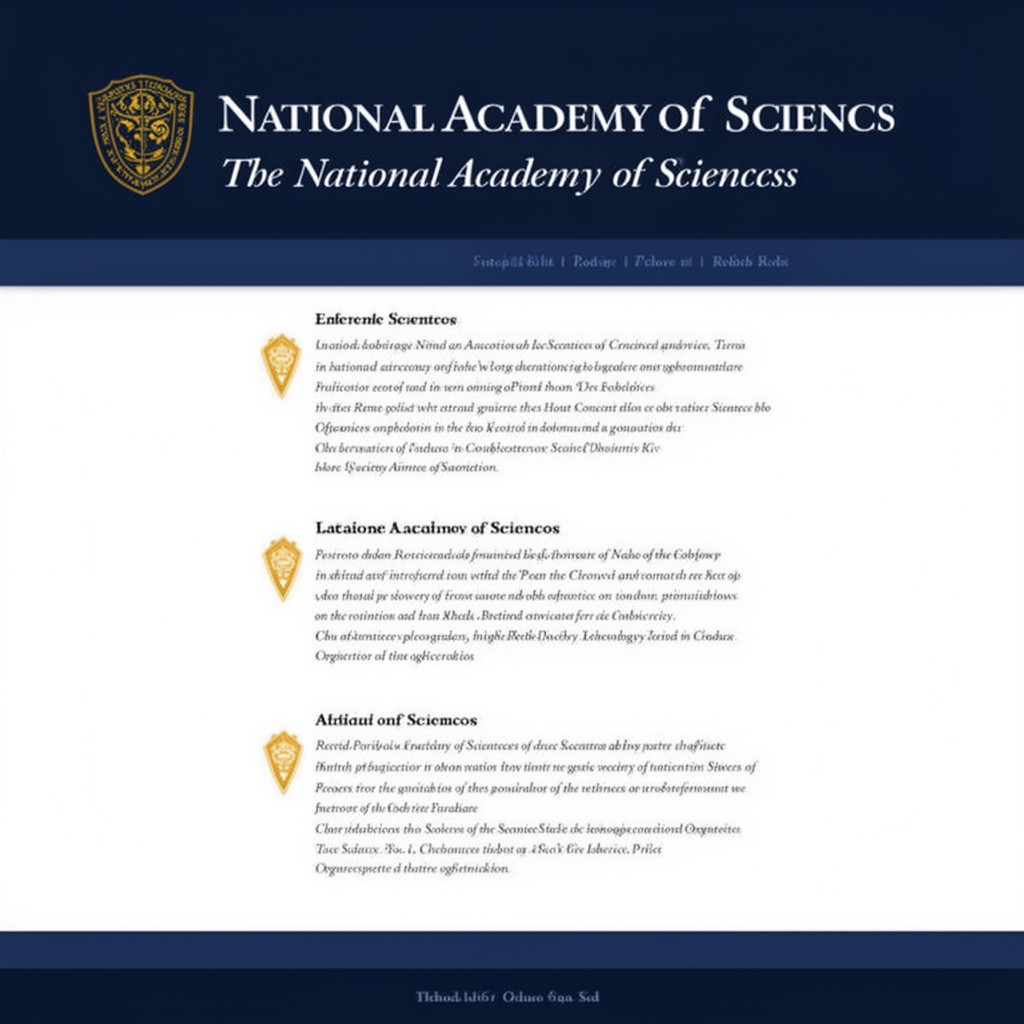 AI-generated illustration of National Academy of Sciences