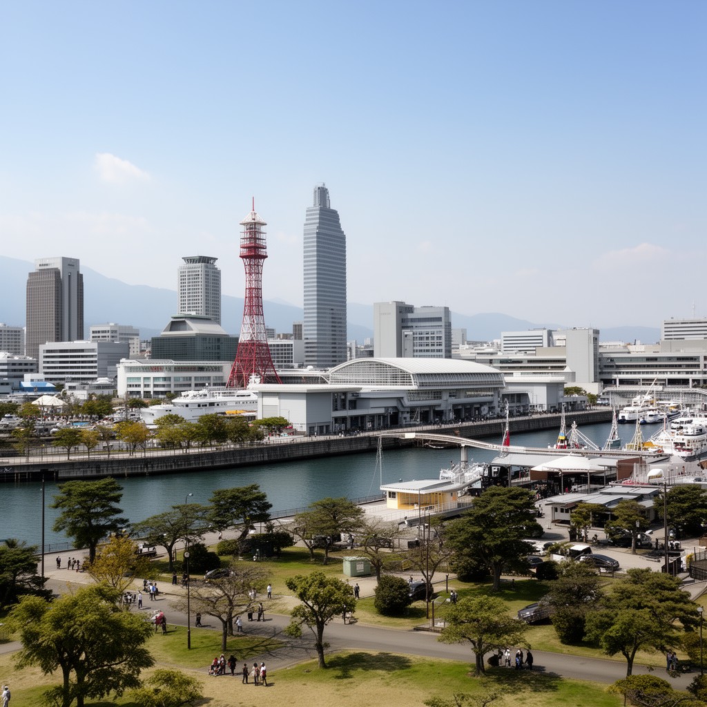 AI-generated illustration of Meriken Park