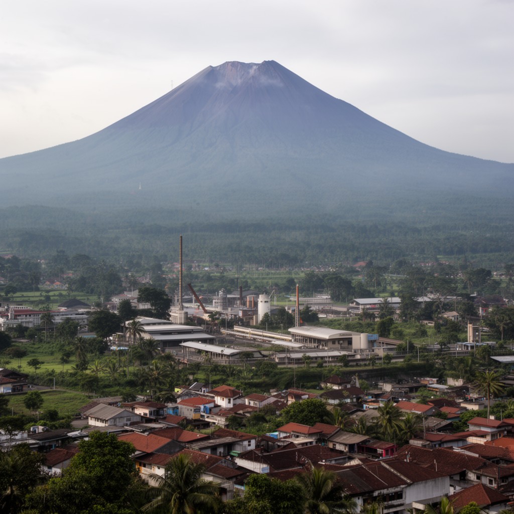 AI-generated illustration of East Java
