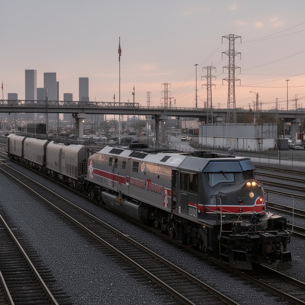 AI-generated illustration of Canadian Pacific Kansas City Limited
