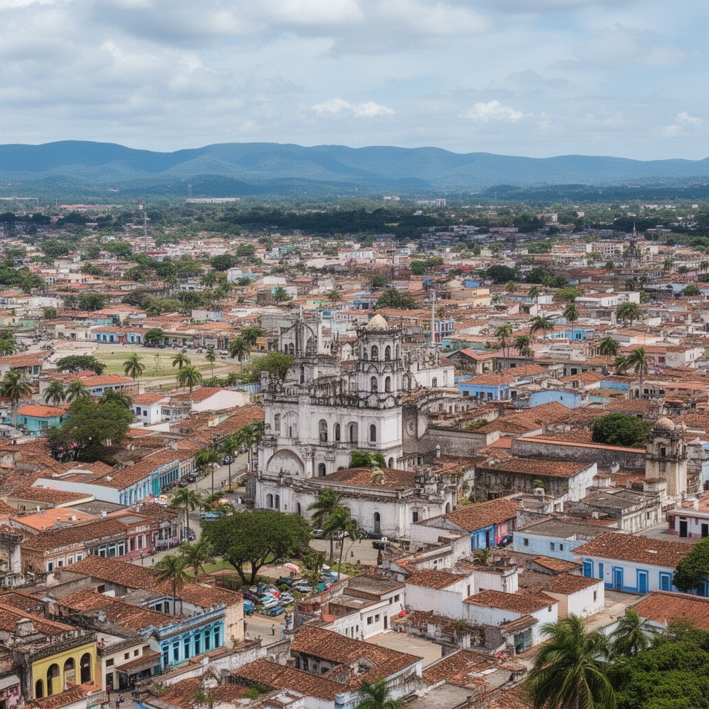 AI-generated illustration of Santo Domingo, Dominican Republic