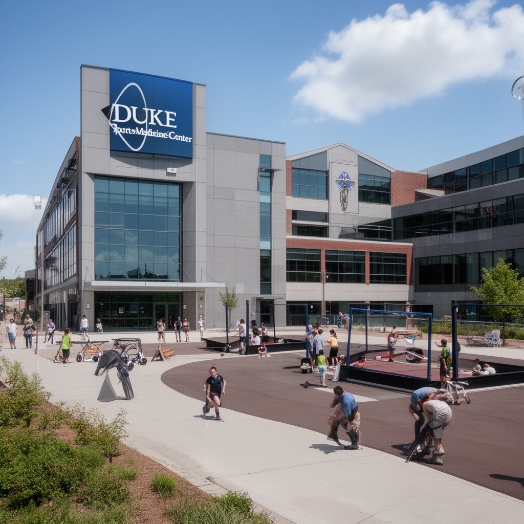 AI-generated illustration of Duke Sports Medicine Center