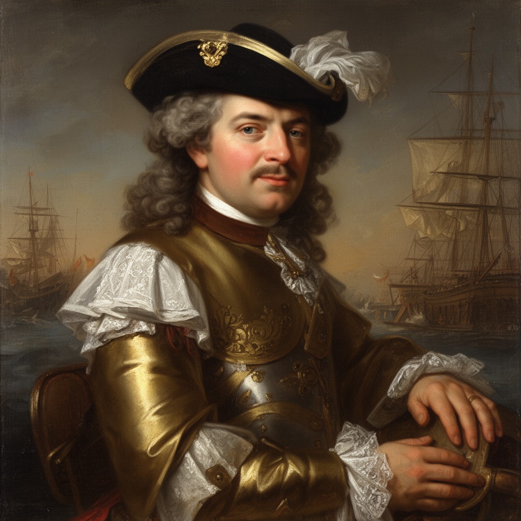AI-generated illustration of Cornelis Tromp