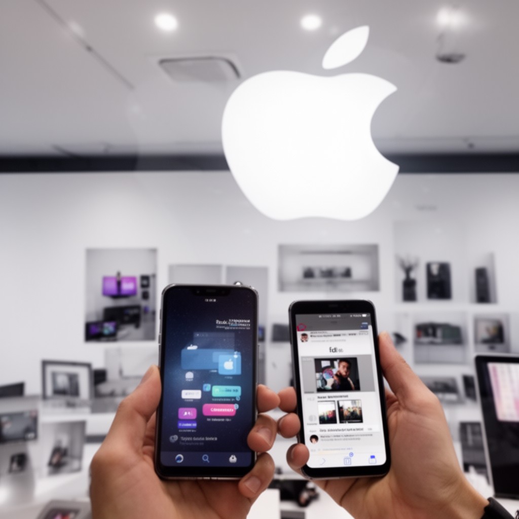 AI-generated illustration of Apple Inc.