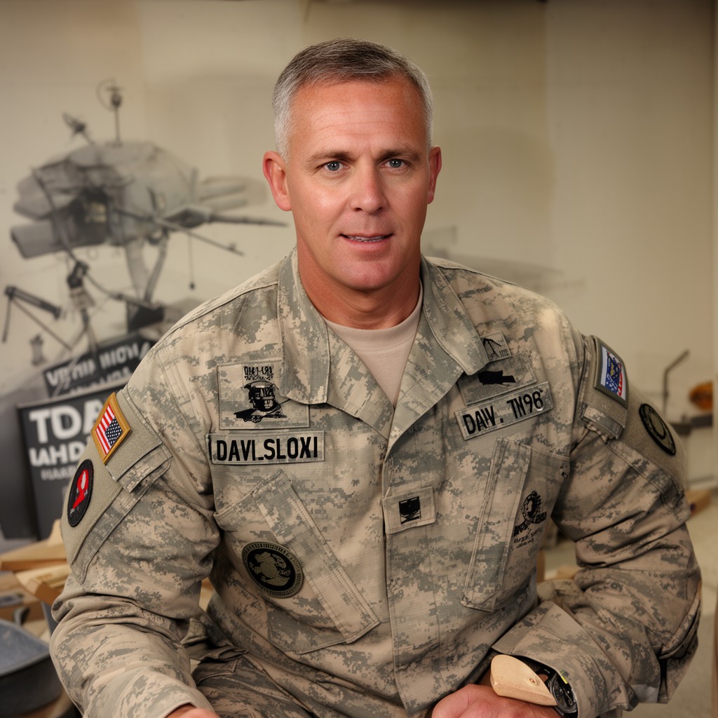 AI-generated illustration of Lieutenant General John F. Sattler