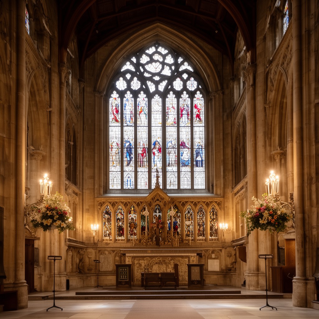 AI-generated illustration of Trinity College Chapel, Cambridge