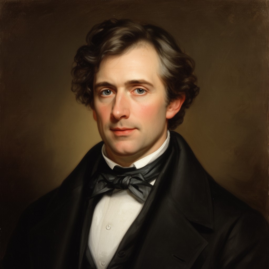 AI-generated illustration of George Stokes