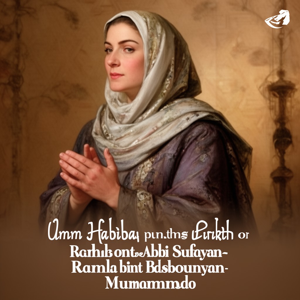 AI-generated illustration of Umm Habiba
