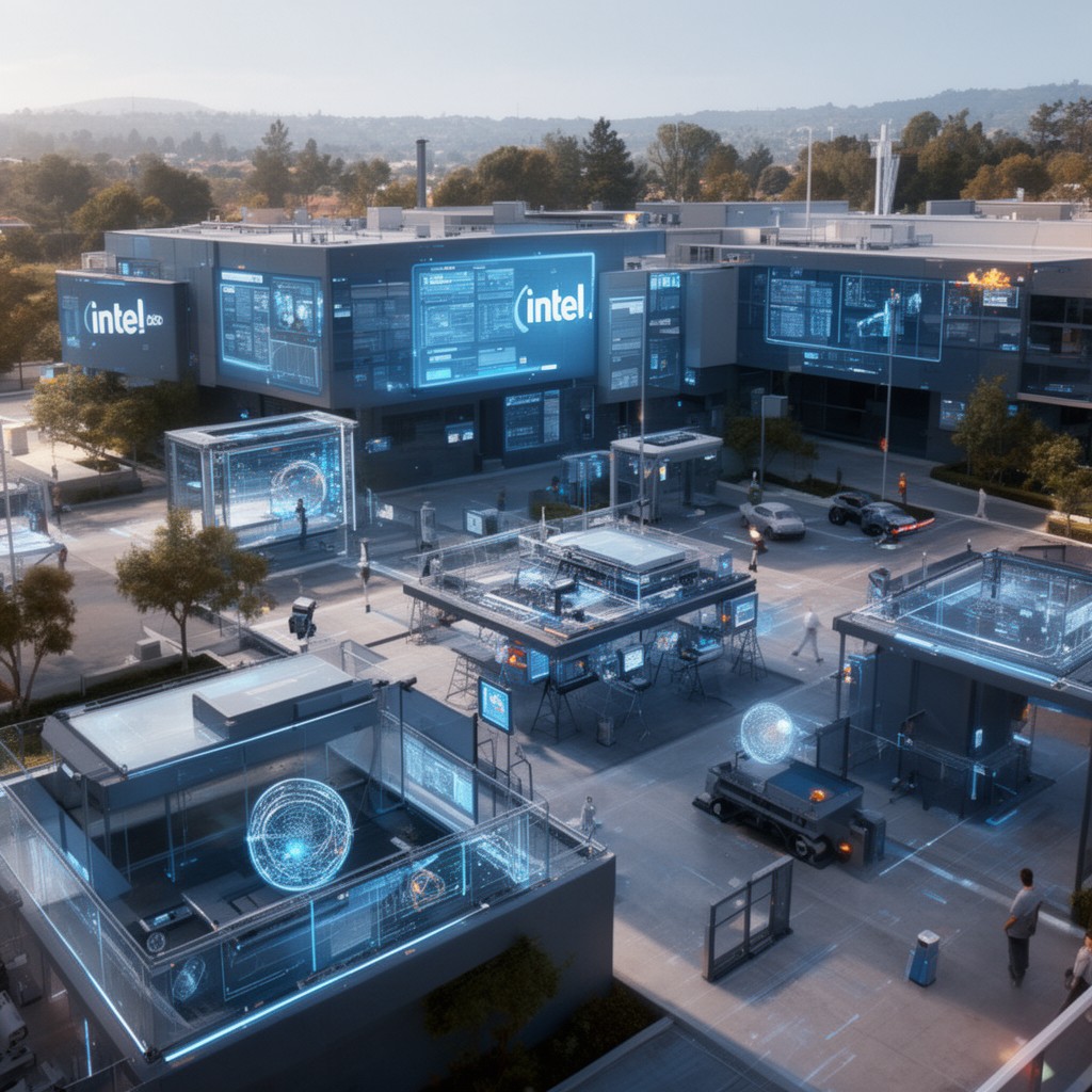 AI-generated illustration of Intel Labs
