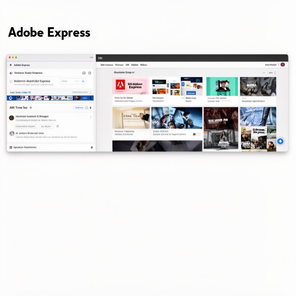 AI-generated illustration of Adobe Express