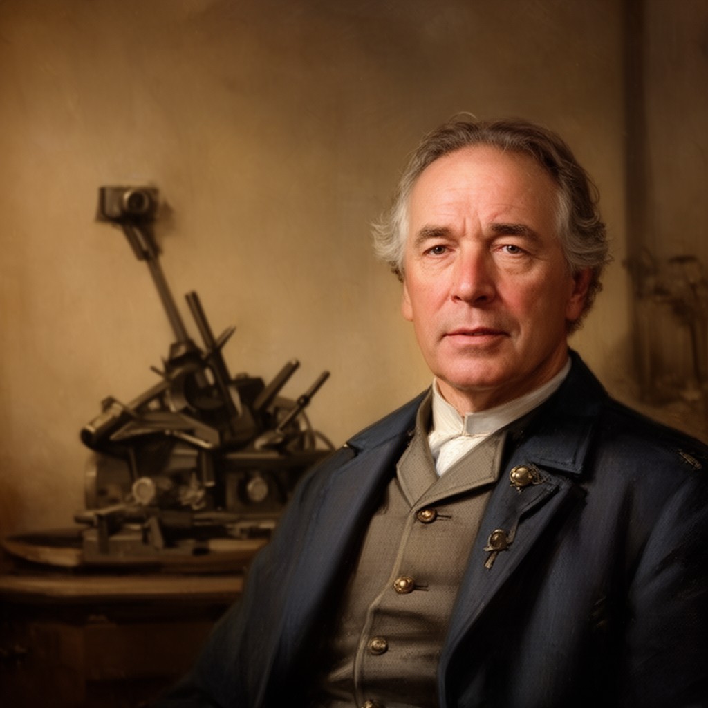 AI-generated illustration of John D. Schofield