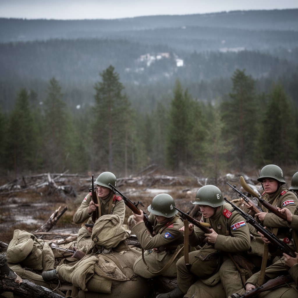 AI-generated illustration of 163rd Rifle Division
