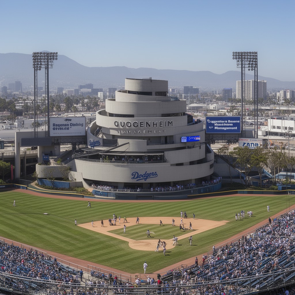 AI-generated illustration of Guggenheim Baseball Management