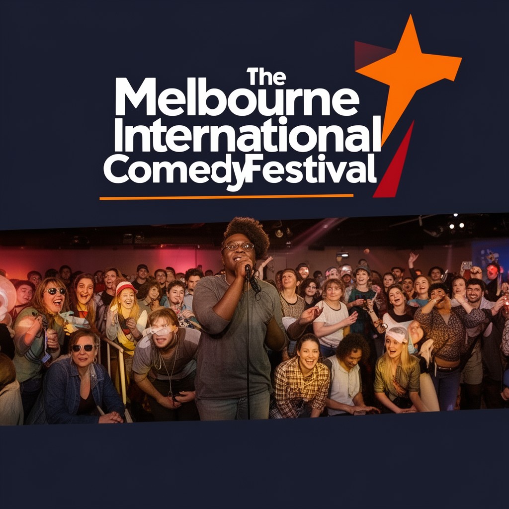 AI-generated illustration of Melbourne International Comedy Festival