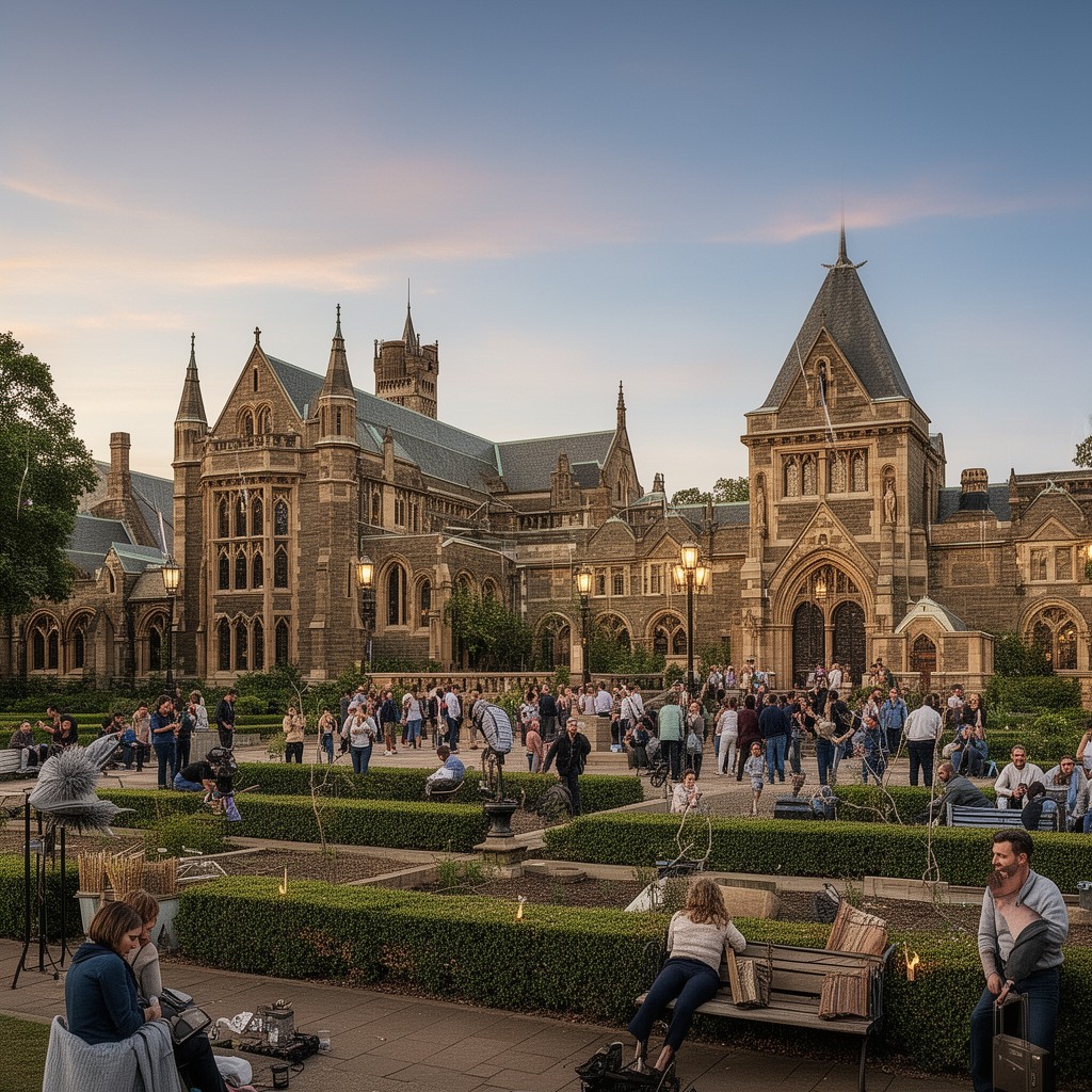 AI-generated illustration of University of Melbourne