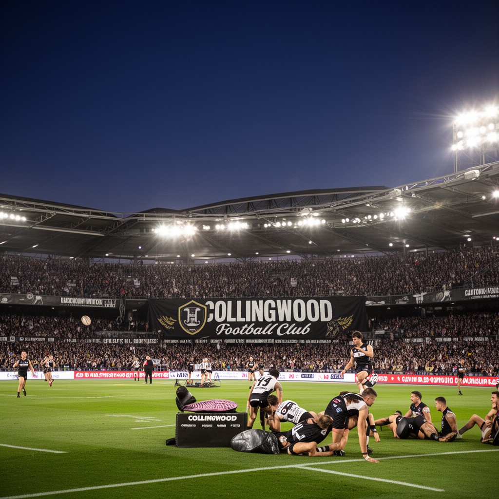 AI-generated illustration of Collingwood Football Club