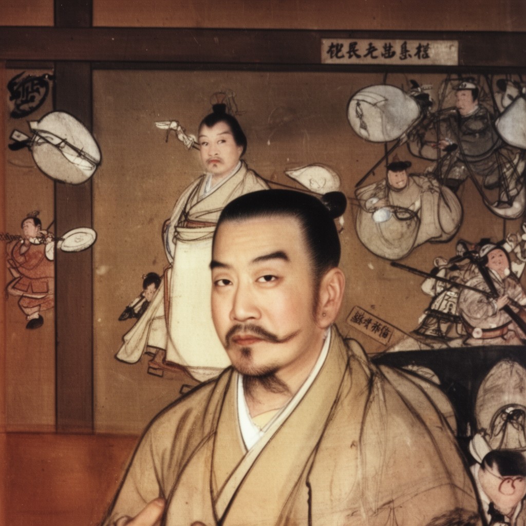 AI-generated illustration of Toyotomi Hideyoshi