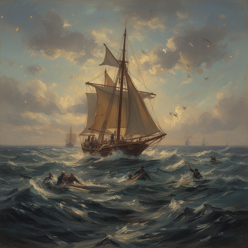 AI-generated illustration of Eight Bells