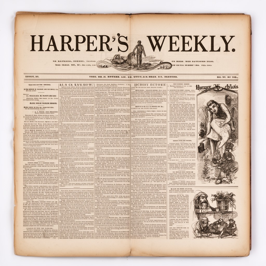 AI-generated illustration of Harper's Weekly