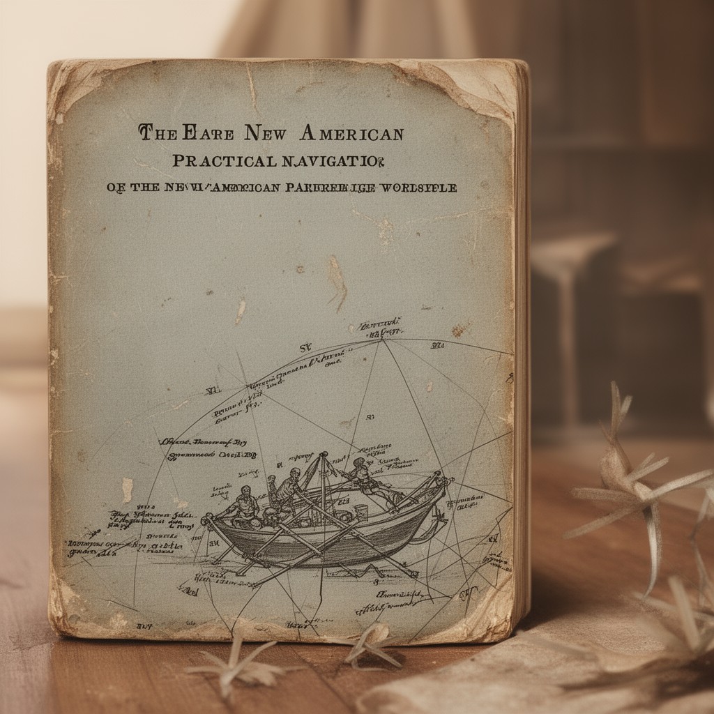 AI-generated illustration of The New American Practical Navigator