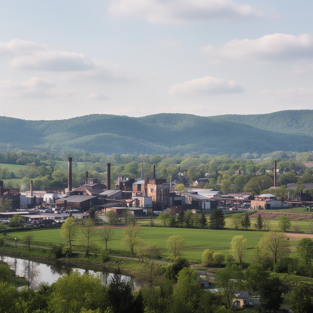 AI-generated illustration of Berks County, Pennsylvania