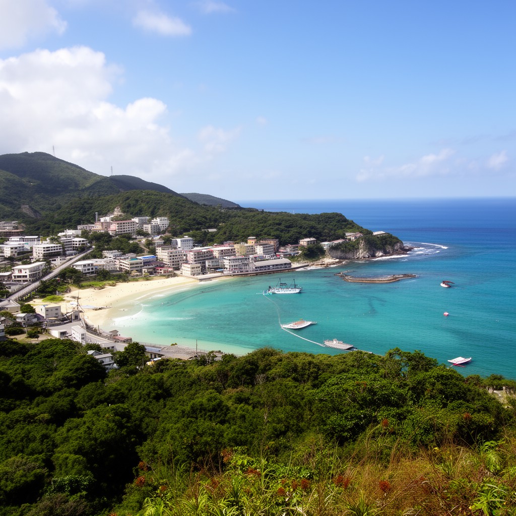 AI-generated illustration of Okinawa Prefecture