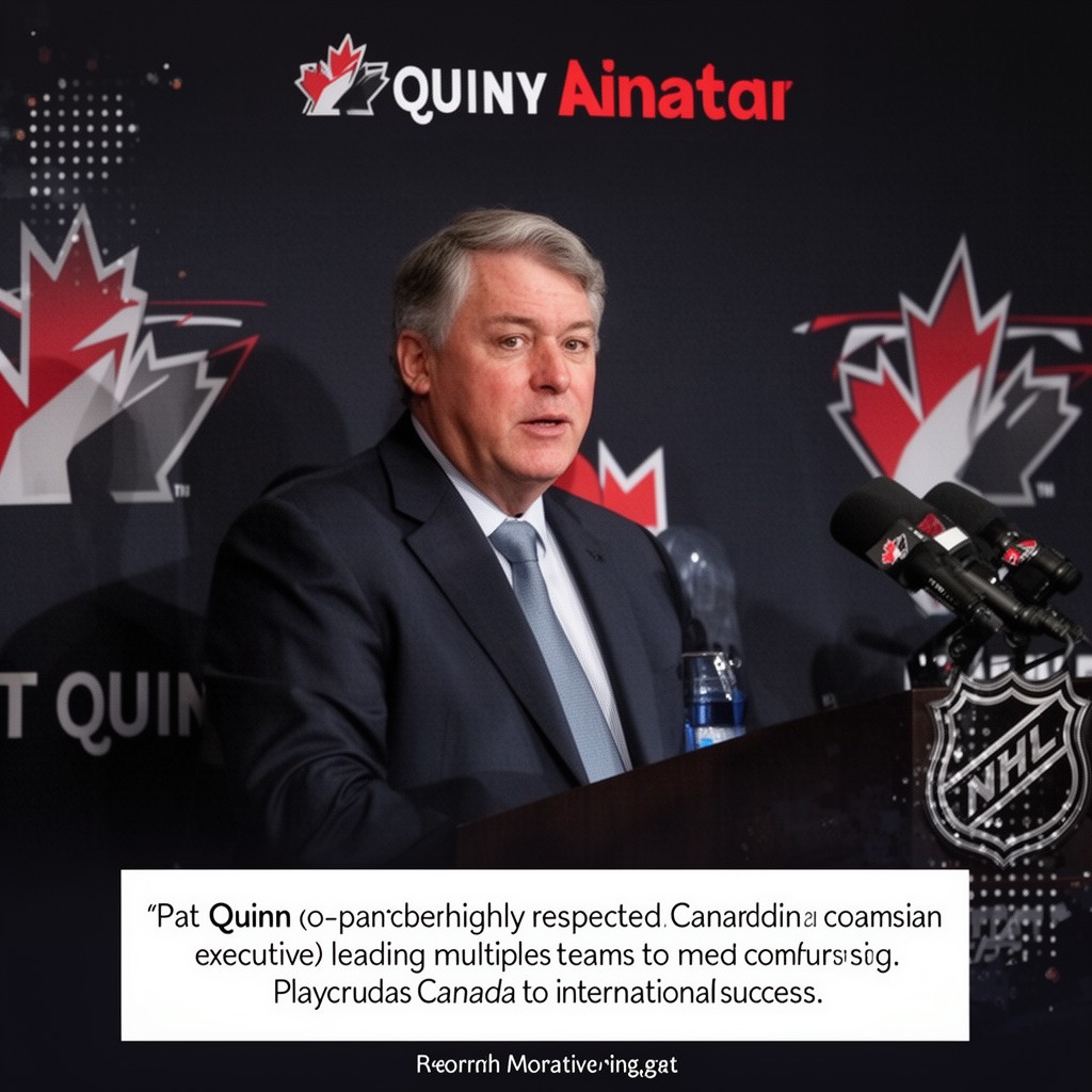 AI-generated illustration of Pat Quinn