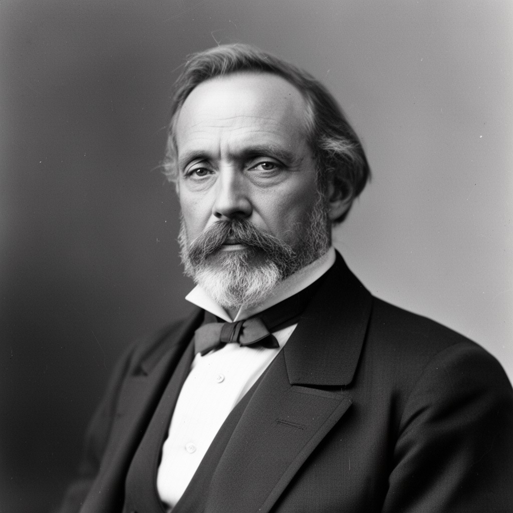 AI-generated illustration of Samuel W. Johnson