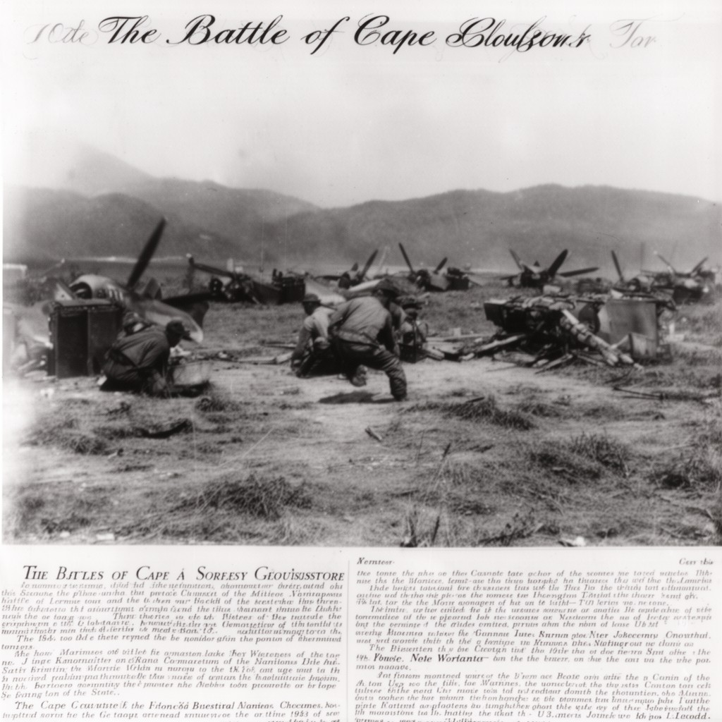 AI-generated illustration of Battle of Cape Gloucester