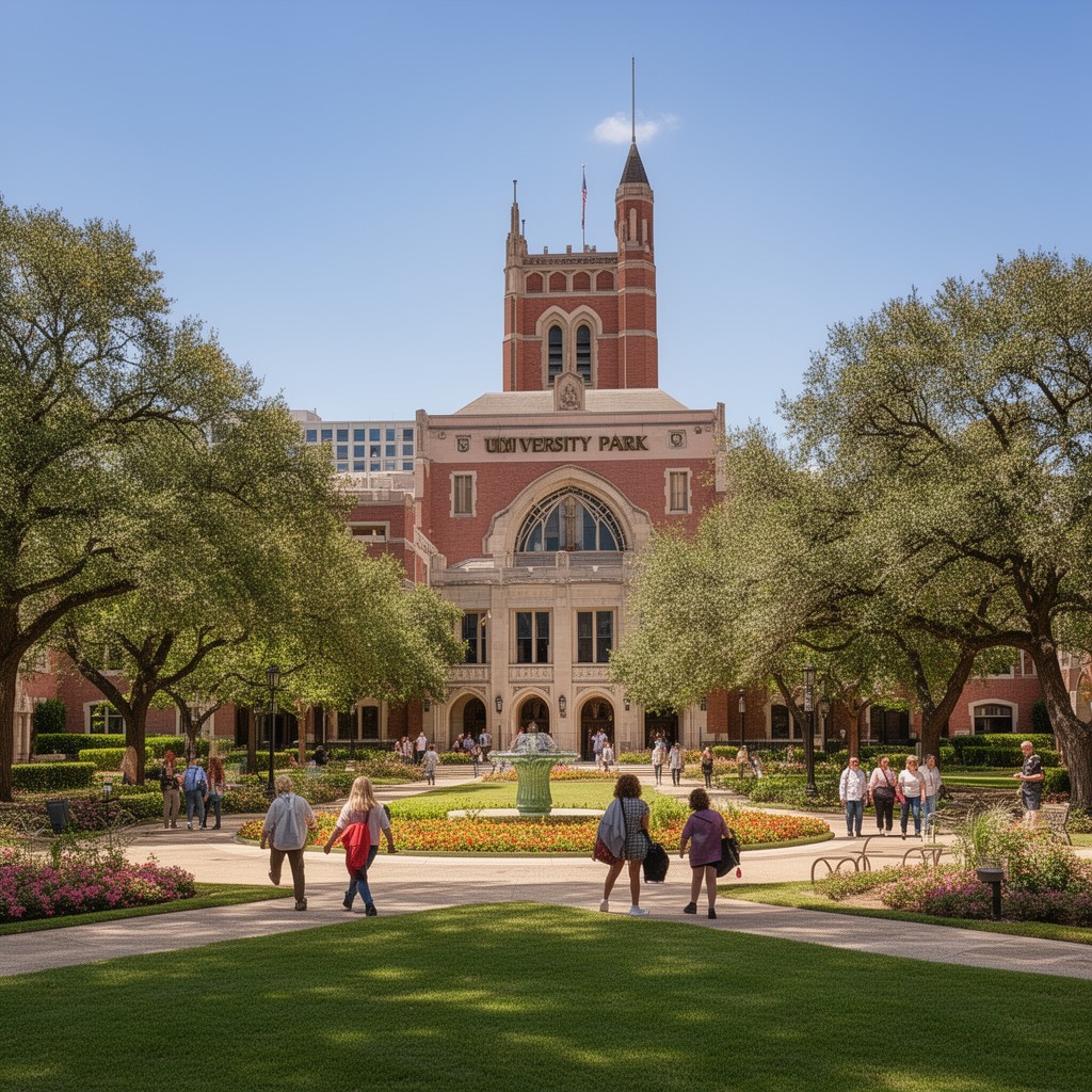 AI-generated illustration of University Park