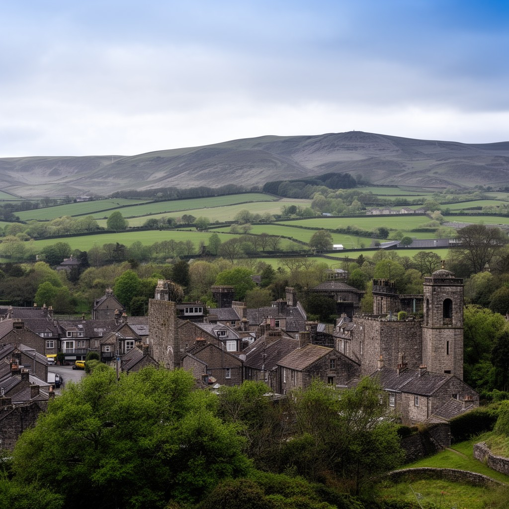 AI-generated illustration of Midlothian