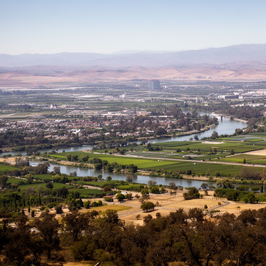 AI-generated illustration of Sacramento Valley
