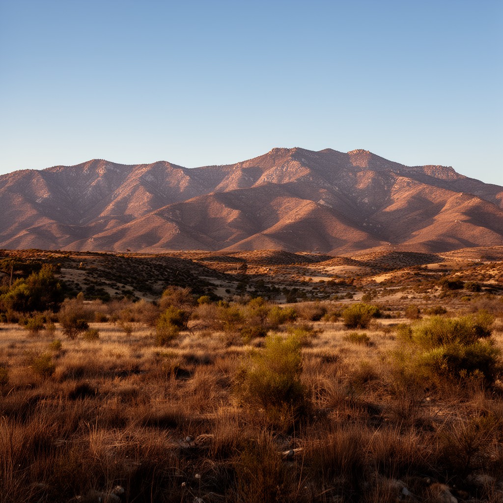 AI-generated illustration of Tehachapi Mountains